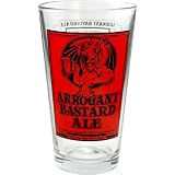 Arrogant Bastard Ale Pint Glass
