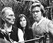 At The Earth's Core 12x16 Matte B&W Photo (Peter Cushing Caroline Munro) Image