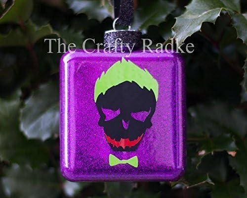 Glass Joker or Suicide Squad Ornament