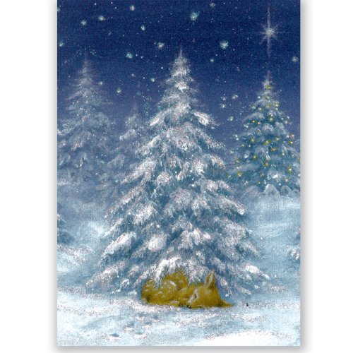 Sleeping Deer Holiday Boxed Cards (Christmas Cards, Holiday Cards, Greeting Cards)