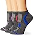 Under Armour Men's HeatGear Phantom II No Show Socks (3 Pair), Grey/Assorted Colors, Youth Large