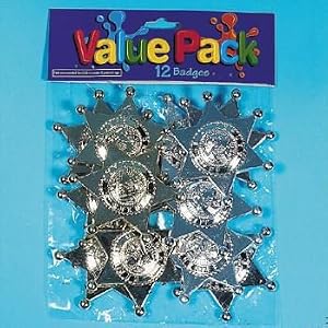 Click to buy Plastic Deputy Sheriff Badge Favors 12 per packagefrom Amazon!