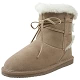 BEARPAW Women's Bering Boot,Sand/Natural,7 M US