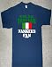 ITALIAN PRIDE YANKEES FAN FLAG BASEBALL ITALY COUNTRY PRIDE USA T SHIRT