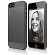 elago S5 Outfit MATRIX Aluminum and Polycarbonate Dual Case for the iPhone 5 + HD Professional Extreme Clear film included - Full Retail Packaging - Dark Gray