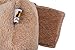 Rats Hamster Winter Warm Fleece Hanging Cage Hammock House Cute Bear Desige with Bed Mat, for Small Furry Animals