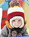 Demarkt Baby Girls/Boys Knitted Winter Warm Earflap Hats Caps Infant Beanie Fleece Hem Red