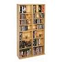 Atlantic 38435183 Oskar 544 CD/276 DVD/BluRay/Games Wood Cabinet (Maple)