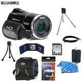 Bell & Howell DV1200HD ZoomTouch 1080p HD Camcorder with Touchscreen + 8GB Accessory Kit