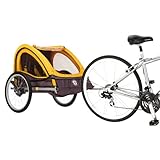 Schwinn Bicycle Trailer With Conver - Yellow/ Gray (Double)