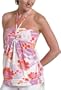 Roxy Juniors' Socialite Tube Top With Halter Tie,Violet Tulle,Medium