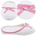 Cream Ballet Flat Bedroom Slippers for Women