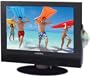 Audiovox FPE1506DV 15-Inch LCD TV with Built-In DVD Player, Card Port, and USB