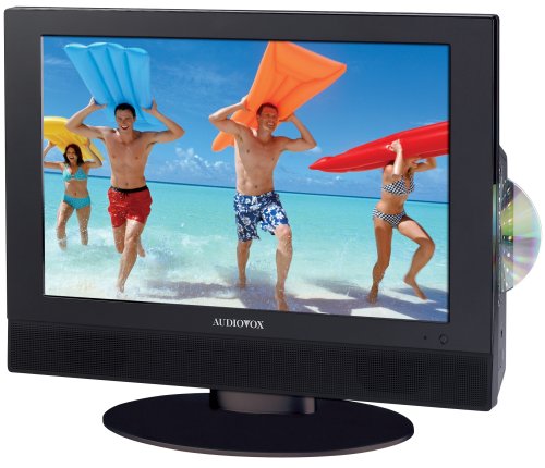 Audiovox FPE1506DV 15-Inch LCD TV with Built-In DVD Player, Card Port, and USB