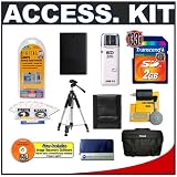 Transcend 2GB 133x SecureDigital (SD) Memory Card + Nikon SLR Gadget Bag + Spare EN-EL9 Replacement Battery + 57-inch Tripod - Accessory Kit for Nikon D40, D40x & D60 Digital SLR Cameras