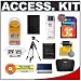 Transcend 2GB 133x SecureDigital (SD) Memory Card + Nikon SLR Gadget Bag + Spare EN-EL9 Replacement Battery + 57-inch Tripod - Accessory Kit for Nikon D40, D40x &amp; D60 Digital SLR Cameras
