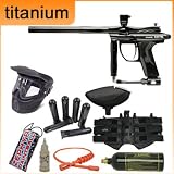 Kingman Spyder 09 Electra Titanium Paintball Gun Package - Black