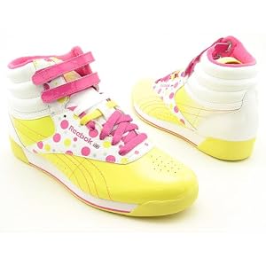 Buy Reebok Freestyle Hi Liquid Spring Dots Ladies Shoes J04423 by Reebok