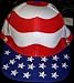 4th of July Hat All American Red White and Blue Adjutable(sports)