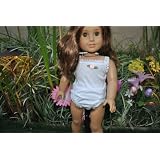White Underwear Set for 18 Inch Dolls Including the American Girl Line