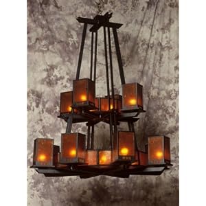 58W Avondale 10 Arm Two Tier Chandelier