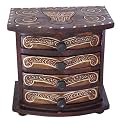 Textured-Top Curved Jewelry Chest