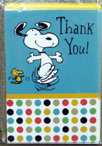 Hallmark Stationery TYN4195 Snoopy Thank You Notes