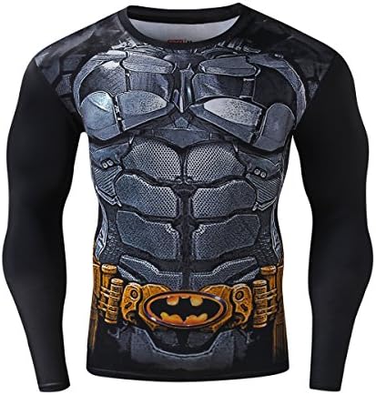 Buy 2 Get the 3rd free Men's Compression Shirt Long Sleeve Sports Fitness Running Base Layer Shirt