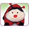 Lady Bird Huggle Buddy Toy Pet & Pillow all in One as seen on PITCH TV