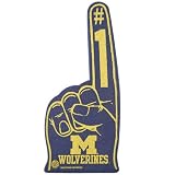 Michigan Wolverines Azure Blue #1 Fan Foam Finger