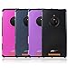 Nokia Lumia 830 Case - Armatus Gear (TM) Slim Hybrid Armor Case Dual Layer Shockproof Phone Cover For Microsoft Nokia Lumia 830 - Black