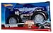 Hot Wheels Monster Jam 1:24 Scale Die Cast Official Monster Truck 2007 Series - Built Ford Tough BLUE THUNDER with Monster Tires,Working Suspension and 4 Wheel Steering