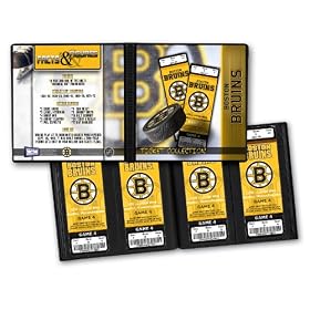 Boston Bruins Ticket Album Boston Bruins Ticket Album