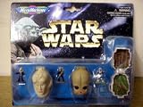Star Wars Micro Machines Mini Head Action Collection IV: Bib Fortuna, Figrin D'an, Scout TrooperIMAGE