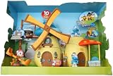 Giochi Preziosi - 2200 - Les Schtroumpfs - Figurine Accessoire - Le Moulin + 2 Figurines