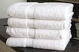 Luxury Hotel / Spa Collection - 4 piece Bath Terry Towel Set - 100% Genuine Turkish Cotton