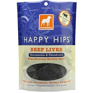 Happy Hips Beef Liver Jerky Treats (5oz ) - Dogswell