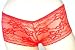 Sexy Lowrise Sheer Pattern Lace Bikini Boyshort Panty