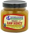 Wholesome Sweeteners Organic Fair Trade Raw Honey, 16 Ounce Jars (Pack of 3)