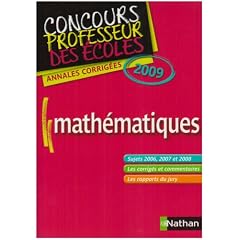 Math�matiques : Annales corrig�es