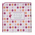 SwaddleDesigns Ultimate Receiving Blanket - Fuchsia Hearts and Dots