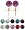 Crystal Stud Earrings by GlitZ JewelZ © - 5/16' (8MM) - Silver 18K Gold plated, looks like real Gold - made with over 100 crystals - bling bling!! Comes packed in a lovely velvet pouch - Choose the colour & size from the menu below
