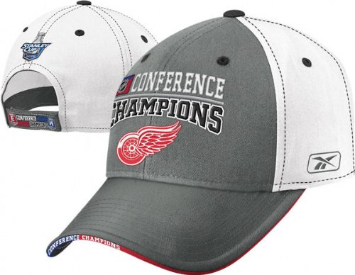 Detroit Red Wings 2008 Western Conference Champions Locker Room Hat