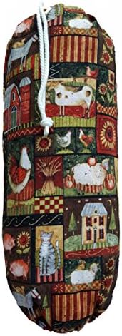 MSSE Country Animals Grocery Plastic Bag Holder and Dispenser 20"×10"