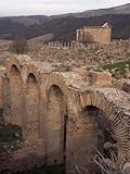 Grand Thermes, Roman Site of Djemila, UNESCO World Heritage Site, Algeria Stretched Canvas Poster Print by Ethel Davies, 18x24