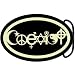 COEXIST Glow in the Dark Belt Buckle