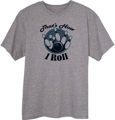 That's How I Roll funny bowling Novelty T Shirt>Large Oxford Z11451