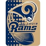 St. Louis Rams Twin Mink Plush Blanket