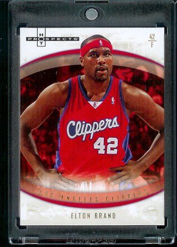 2007-08 Fleer Hot Prospects # 22 Elton Brand Los Angeles Clippers Basketball Card