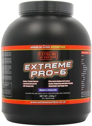 Extreme Nutrition 2kg Pro-6 Blueberry Cheesecake by Extreme Nutrition